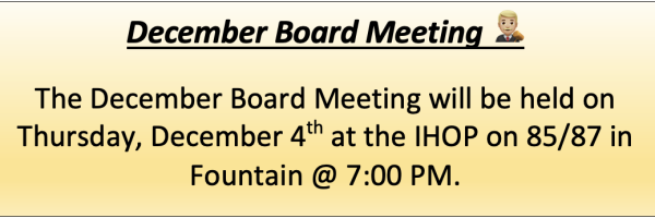 December Board Meeting